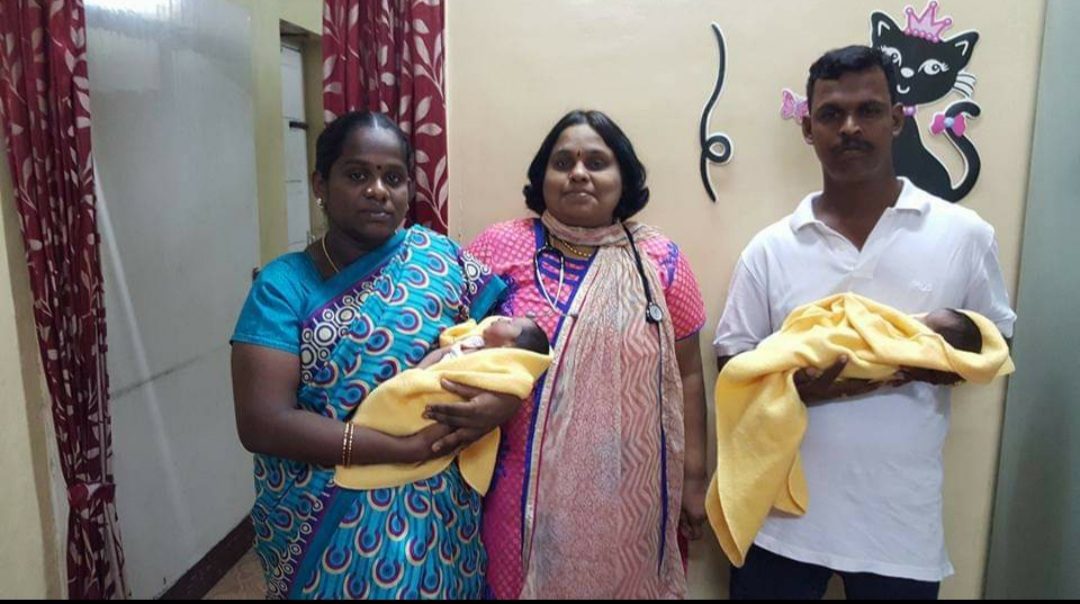 TWINS -DELIVERED AFTER WEIGHT LOSS & TREATMENT